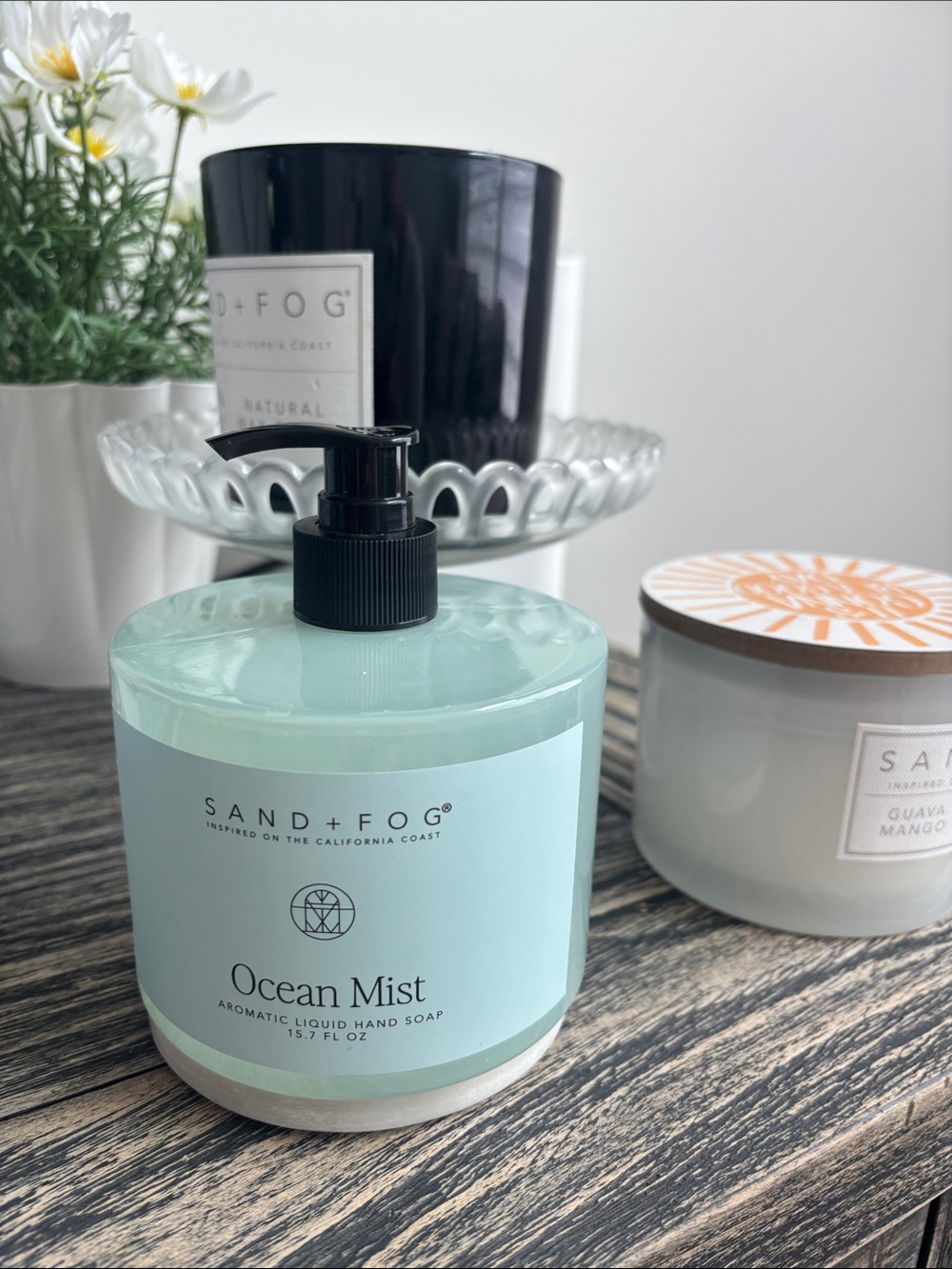 Sand + Fog Ocean Mist Liquid Hand Soap — Seafoam
